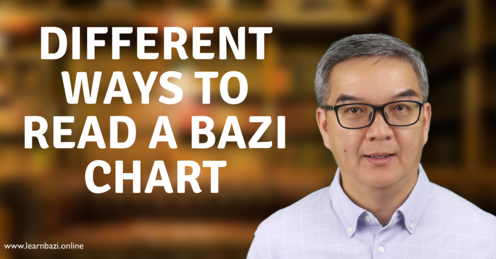 Different ways to read a BaZi chart